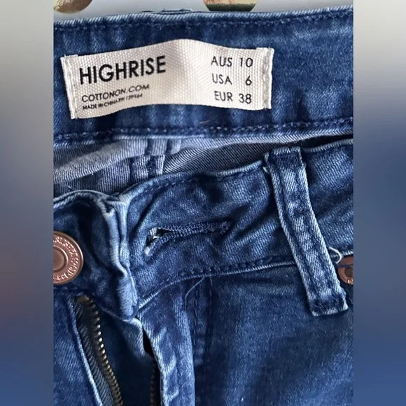 Cotton On Dark Blue Skinny Jeans - Picture 2 of 3